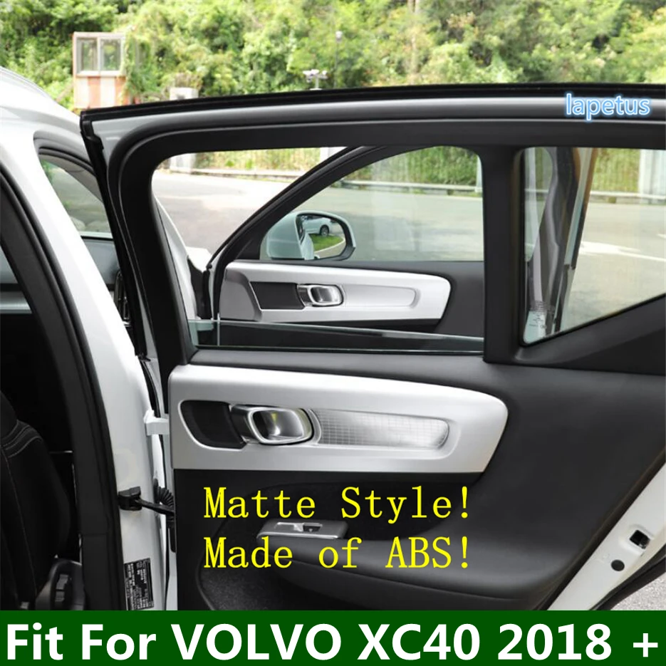 

Lapetus Carbon Fiber / Matte Accessories For VOLVO XC40 2018 - 2022 4PCS Inner Door Handle Handrail Trim Strip Garnish Styling