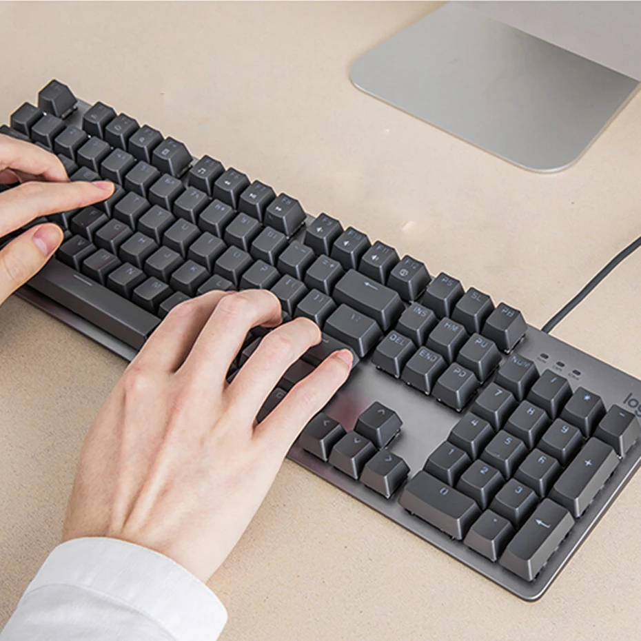 Logitech K835 Wired keyboard TKL real Mechanical Gaming Keyboard  84key Red Blue TTC For Desktop Laptop PC Office Gamer Keyboard enlarge