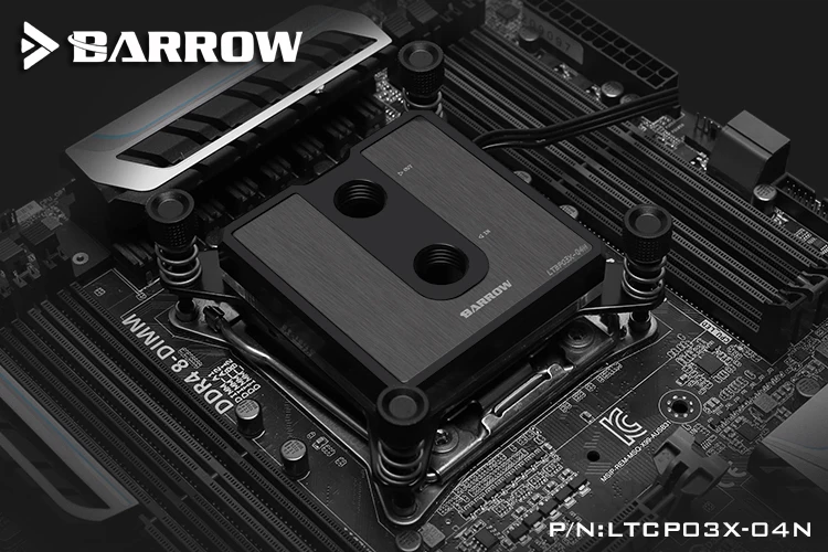 Курган процессор водного блока использовать для Intel X99 X299 разъем LGA2011 2066 Пом/латунь металлический верх/A-RGB светильник до 5 В 3PIN GND AURA