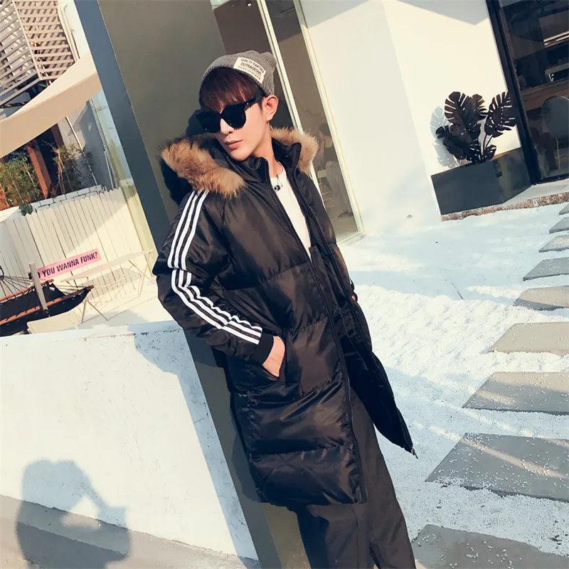 Herbalife зимнее Новое шикарное хлопковое пальто Женская Корейская версия длинный