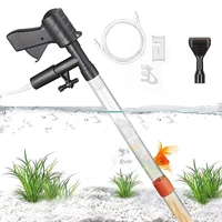 hot aquarium vacuum quick gravel cleaner water changer extendable siphon vac with air pressing button