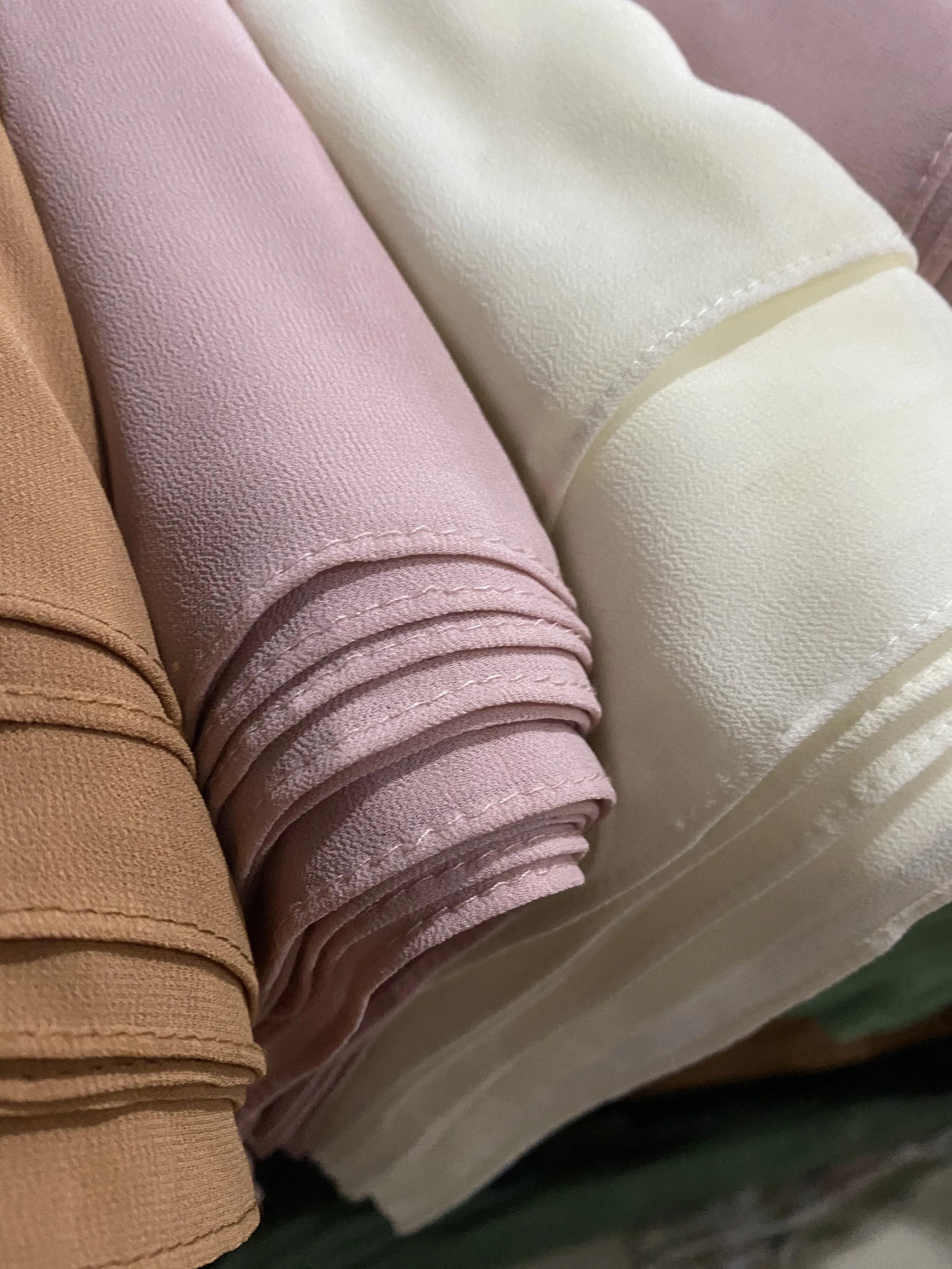 10 шт./лот оптовая продажа шифоновый шарф шали два лица хиджаб мусульманские