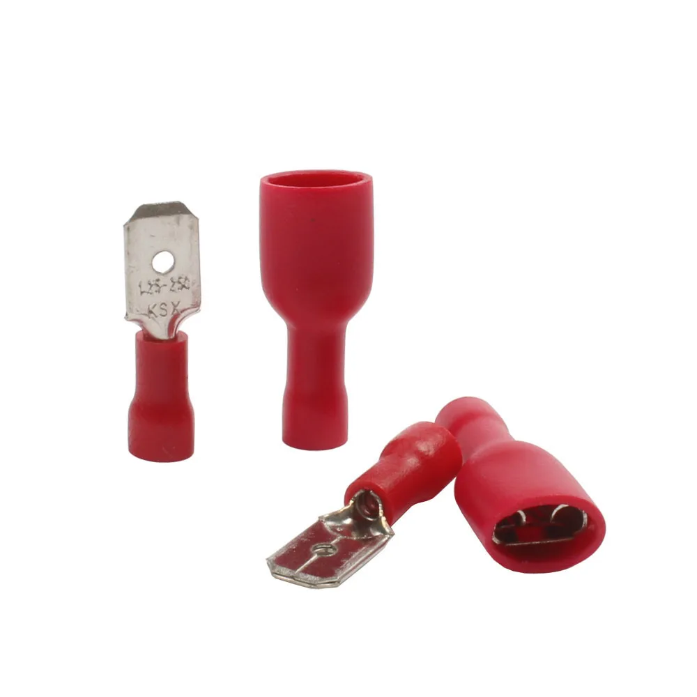 MDD FDFD Женщина мужчина Изолированные Лопаты совместных 100 ШТ. Разъем Обжимной