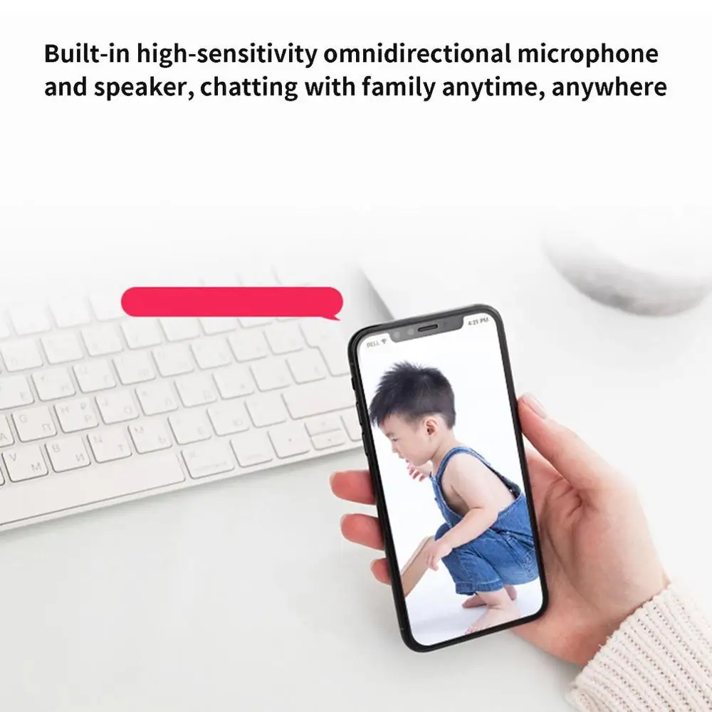Беспроводная веб-камера Wifi HD Pan Tilt безопасности Ir Ночная домашняя СВЕТОДИОДНЫЙ