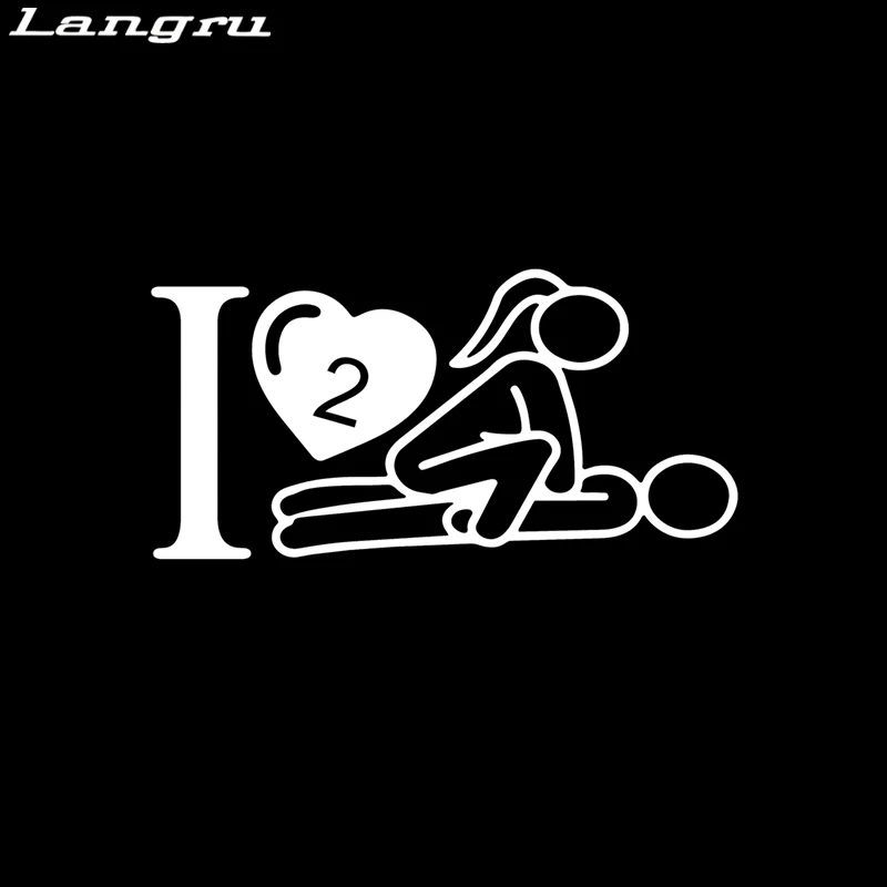 Langru I Love To иметь Секс сексуальная девушка парень сердце автомобиль грузовик окно