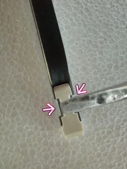 Губчатый стержень для вязальной машины Brother длина 100 см черная Губка