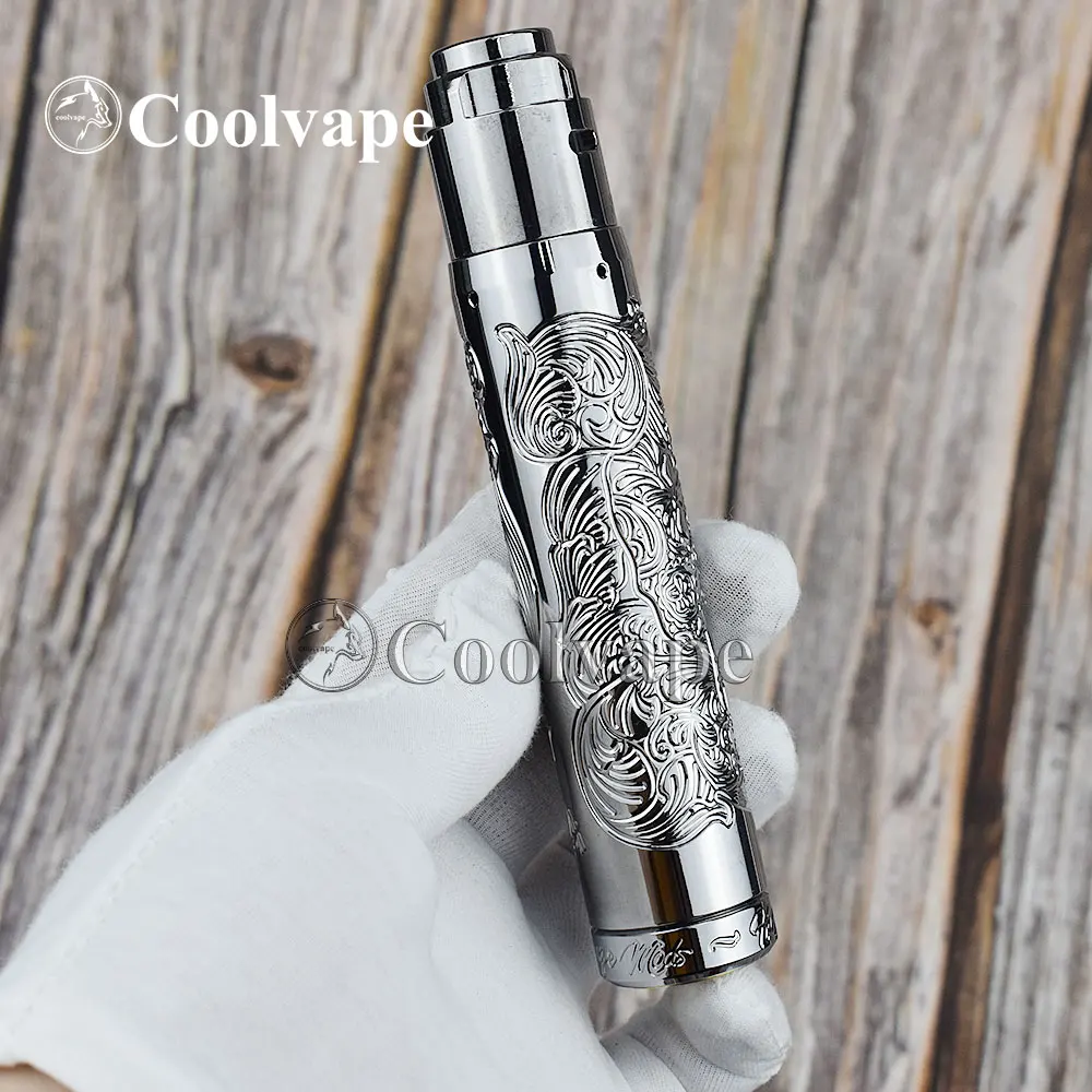 

Sugar Skull Hagermann Mech MOD SILENCER RDA fit 18650/20700 Recessed Magnetic Switch 26mm mechanical Mod vape vs Elthunder mod