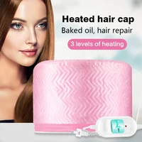 thermo cap for hair gorro termico para cabello tratamiento hair steamer cap nurse hair cap household hat hair care hair eu plug