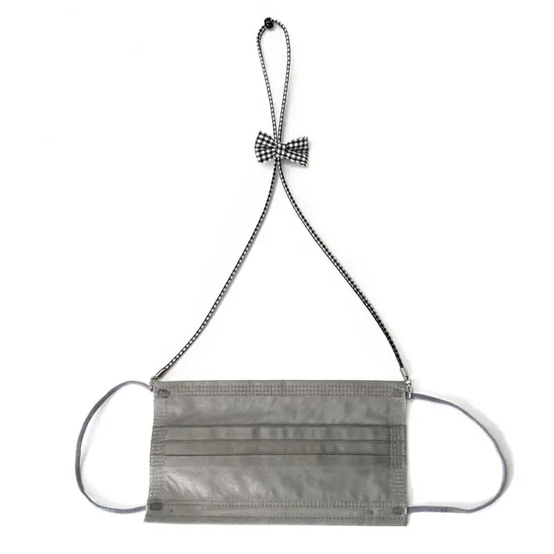 

Fashion Bowknot Mask Lanyard Adjustable Traceless Eyeglass Sunglasses Spectacle Cord Neck Strap String Mask Chain Eye Wear