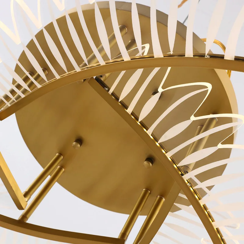 Роскошный креативный медный светильник для спальни люстра романтичные