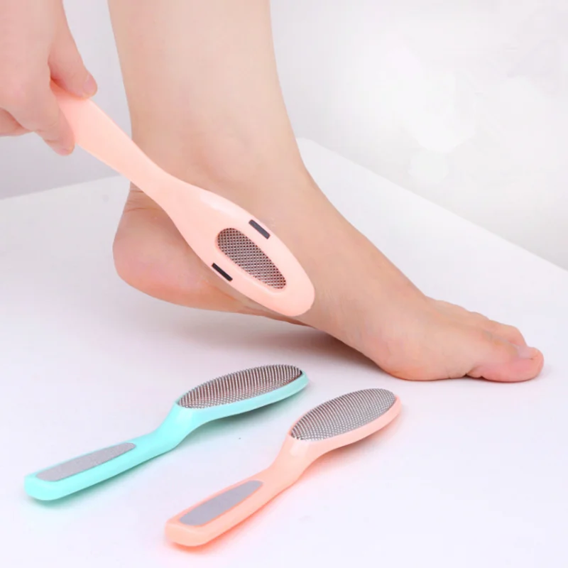 

1pc Double-sided frosting foot File rubbing board grind stone peeling foot pedicure sole scraping heel calluses horny foot tool