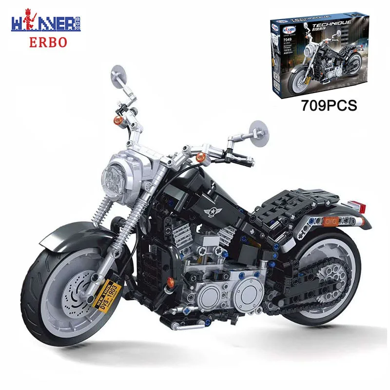 ERBO 611 948 шт. 1:6 Конструкторы для альпинизма мотоцикл техника модель игрушек