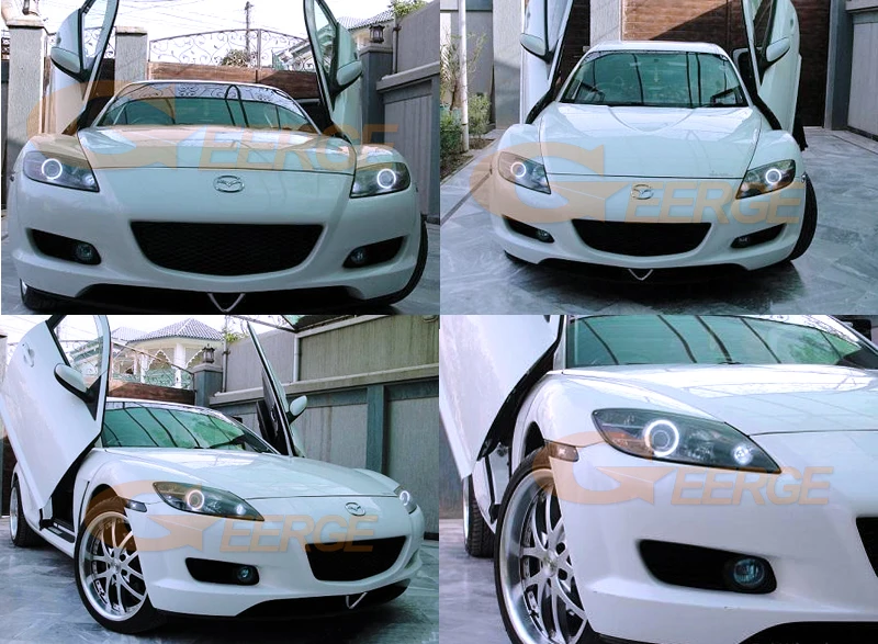 Для Mazda RX8 RX 8 2003 2004 2005 2006 2007 2008 отличный ультра яркий COB led Ангельские Глазки halo