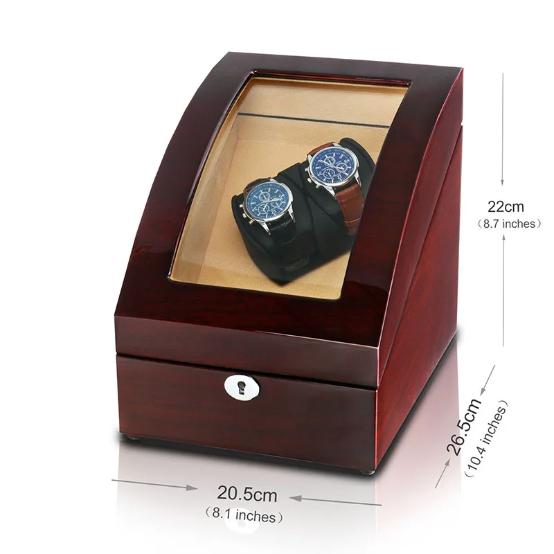 Часы Winder Box чехол для хранения шейкер дисплей автоматический деревянный один