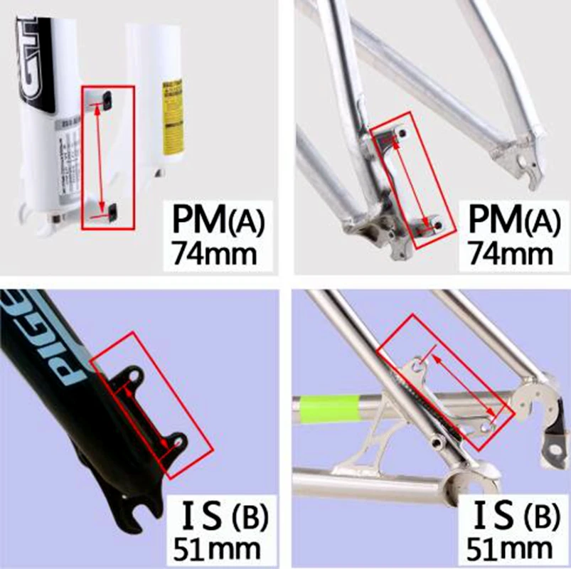 WUZEI PM ABA soporte ultraligero convertidor de disco adaptador para 140 160 180 203 мм rotor freno | Спорт и развлечения