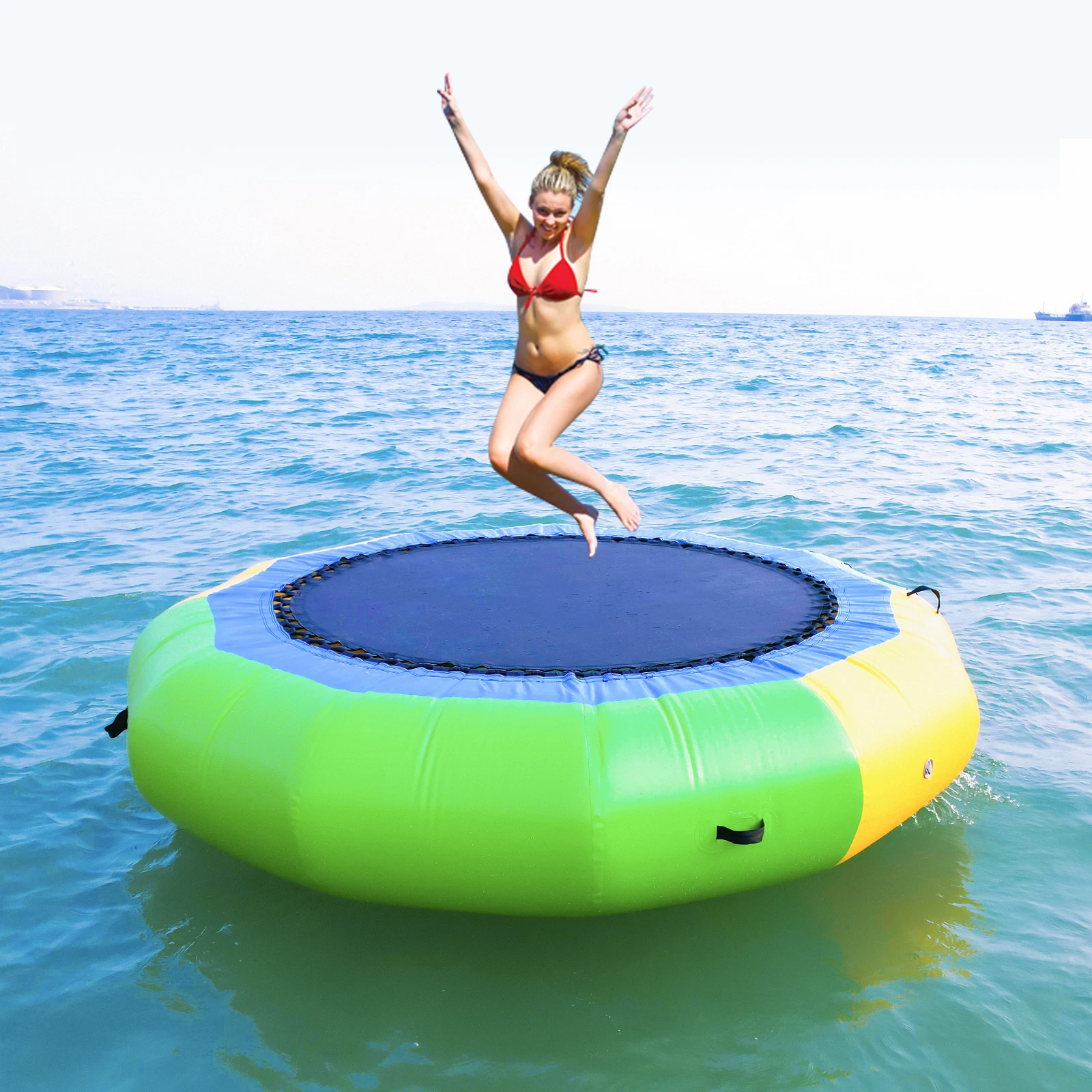 Trampol&iacute;n de agua inflable grande para exteriores, equipo de parque acu&aacute;tico para ni&ntilde;os, modelo inflable-1