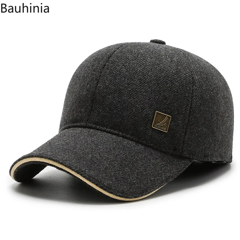 Новинка 2022 зимняя бейсболка Bauhinia с ушками для мужчин и женщин хлопковые толстые