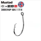 Рыболовные крючки Mustad 39951, рыболовные крючки из высокоуглеродистой стали в форме демонов, острые, устойчивые к ржавчине, морские крючки