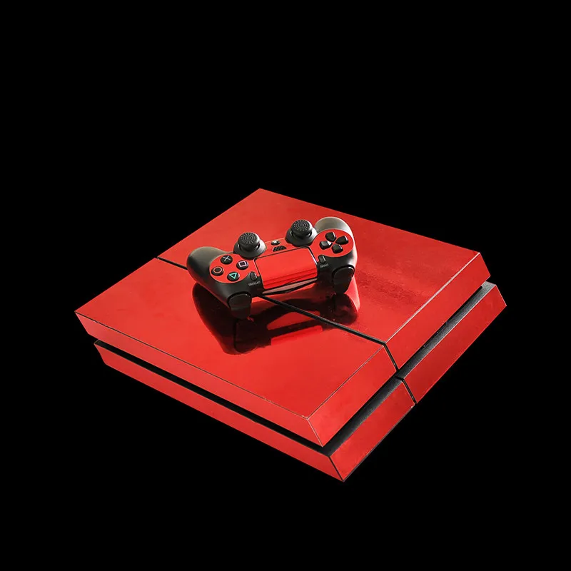 Металлическая матовая Золотая наклейка для PS4 s Play station 4 PlayStation наклейки консоли и