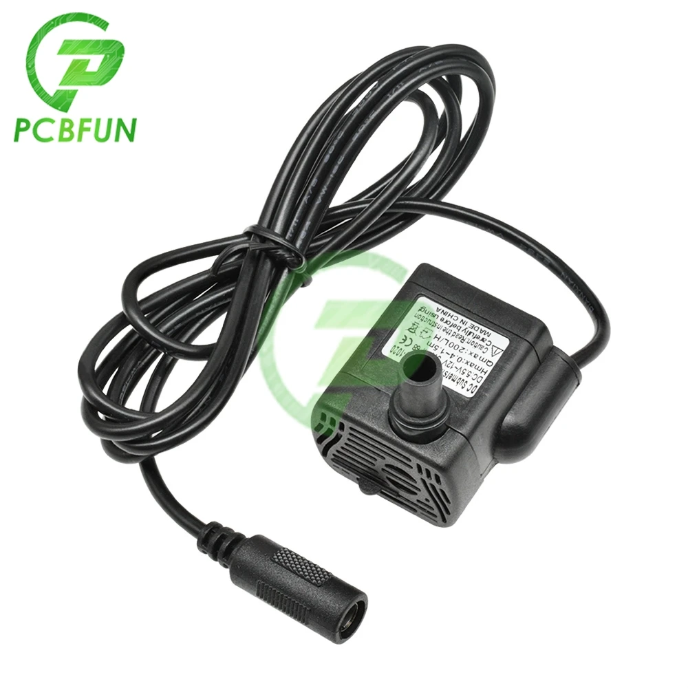 DC-1020 12V Solar Mini Micro погружной водяной насос 200 л/ч 1 5 м для аквариума фонтана пруда