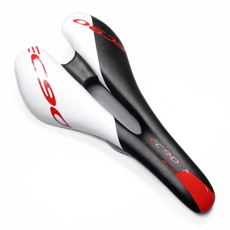 

EC90 Road race Bicycle Saddle Bike Seat Men Cycling Cushion Mountain Bike Steel Rail Sillin Cojines Hollow Design Bike Saddle