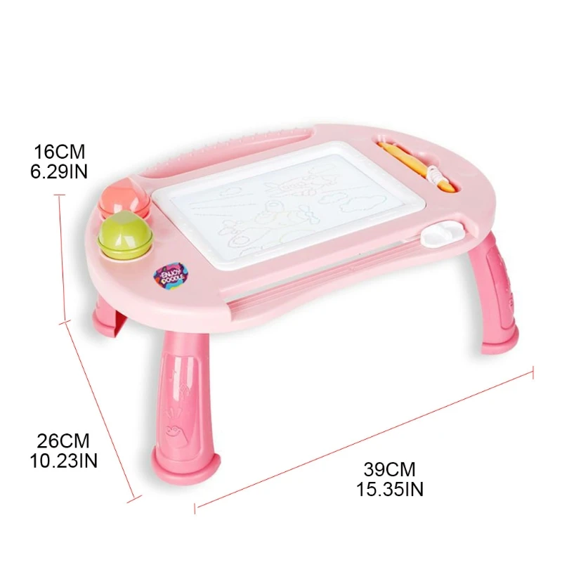 

Ergonomic Sketch Pad Kids Scribbler Boards Magnetic Doodle Drawing Board Educational Learning Toys for 2-3 Year Old Girls & Boy