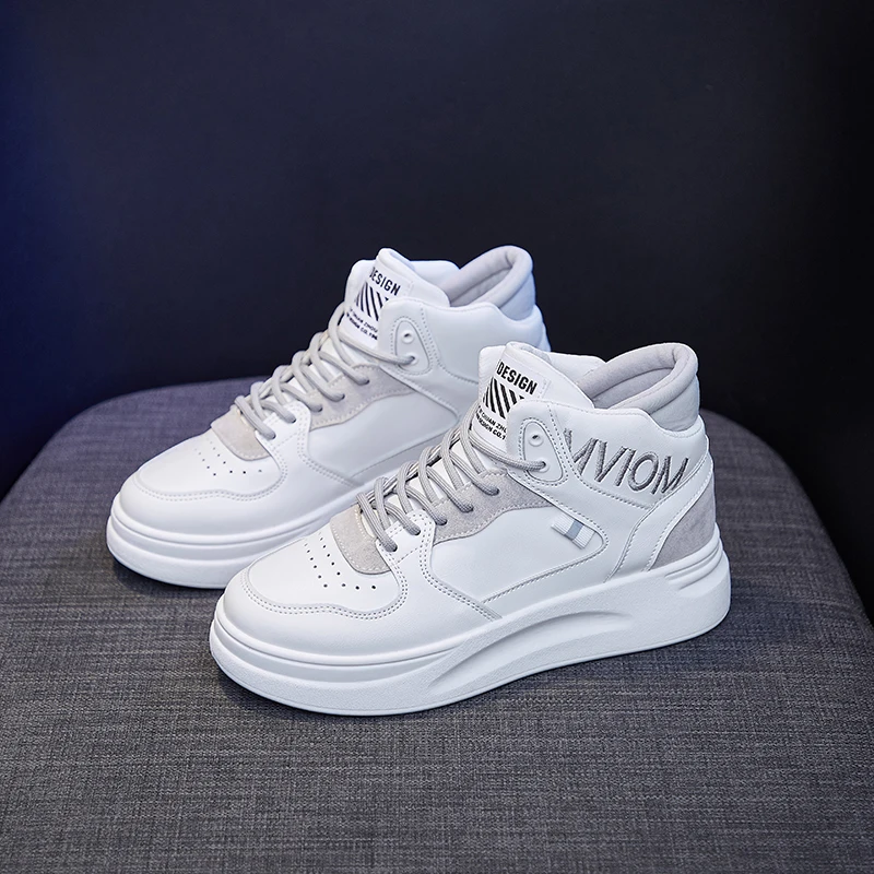 

Women's shoes four seasons sneakers fashion casual shoes leather breathable women's sneakers lace-up sneakers off white shoes