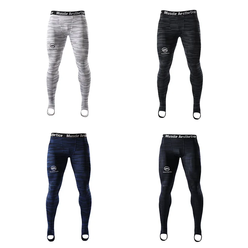 Мужские облегающие леггинсы NIGRITY спортивные штаны для бега тренажерного зала
