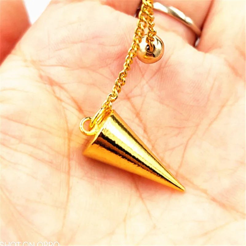 

SONGLONG pendulums for dowsing pendule de reiki pendant Healing Pyramid spiritual Copper meatl Charms Chakra Amulet