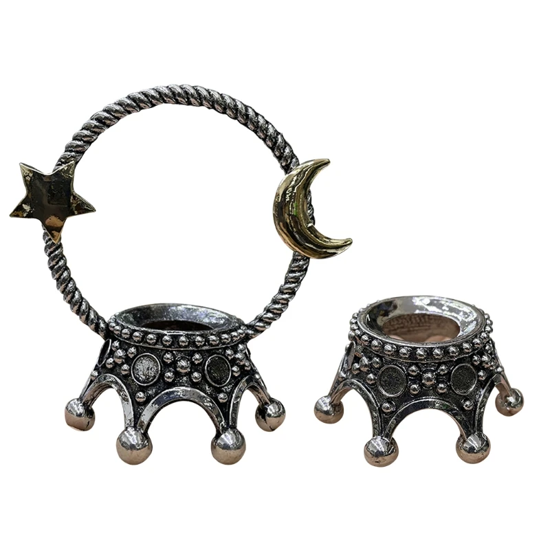 Новинка 2021 держатель для хрустального шара звезда луна корона металлическая