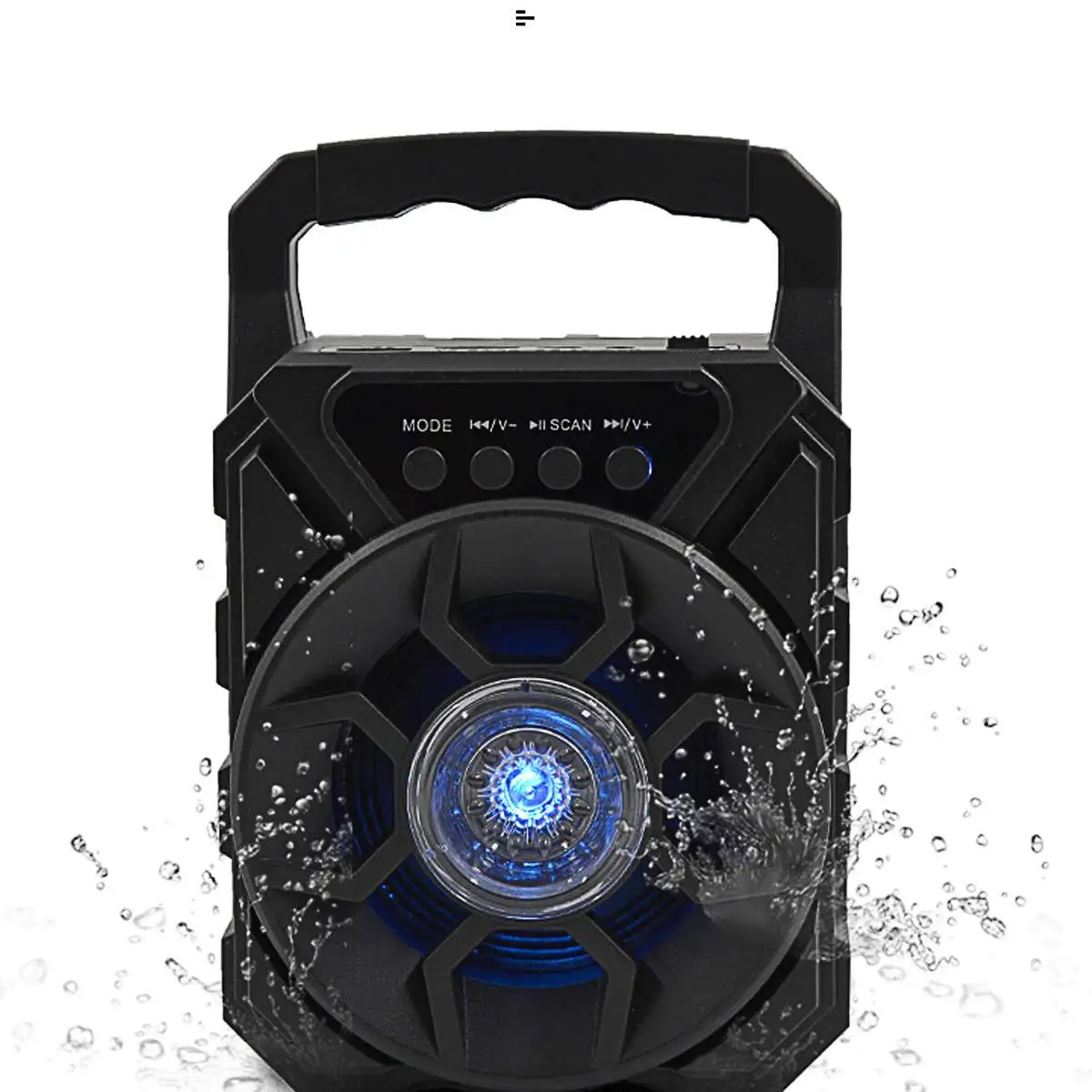 4000mAh Portable 5.0 Bluetooth Speaker Wireless Stereo Subwoofer Bass Speakers Column Support FM Radio TF AUX USB clock U disk |