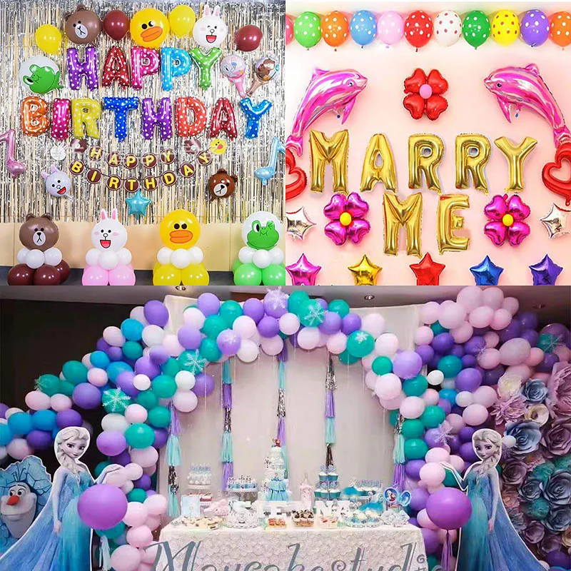 2500 Uds. (25 rollos) de pegamento transparente para Globo, puntos adhesivos extra&iacute;bles, cinta adhesiva de doble cara para globos, decoraciones de boda-3