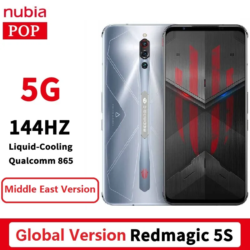 Глобальная версия Nubia Red Magic 5S игровой мобильный телефон Средний Восток 6 65 дюймов