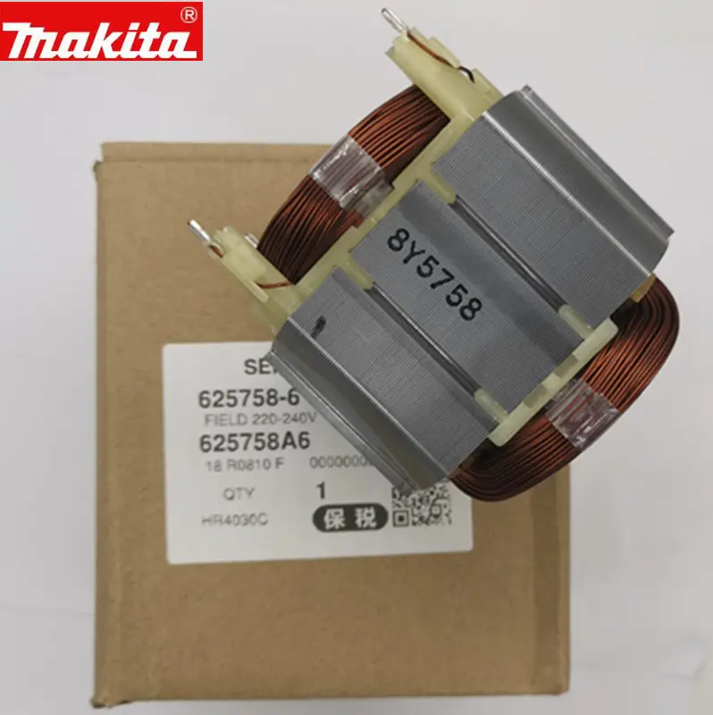 Makita 625758 6 AC220V 230V статора для HR4003C HR4013C HR4001CX HR4011C HR4001CX2 HR4001CX1 HR4001C HR4030C|Аксессуары