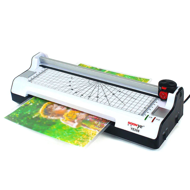 Multifunctional plastic packer packaging small office and household heat shrinkable photo laminating machine
