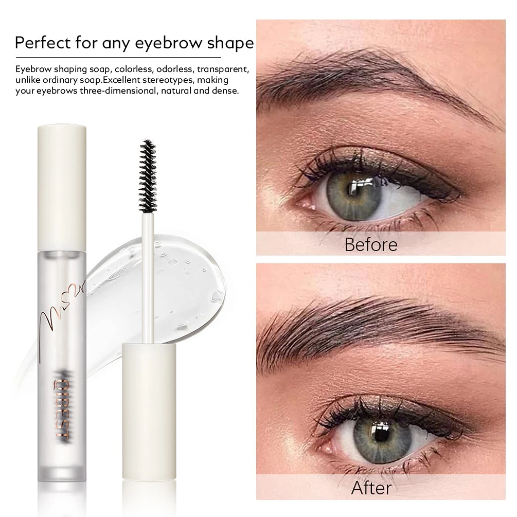 QIBEST гель для укладки бровей воск лепки мыло водостойкая долговечная 3D кисть