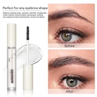 QIBEST гель для укладки бровей, воск для лепки бровей, мыло, водостойкая долговечная 3D кисть, дикая кисть для бровей, легко носить, макияж бровей