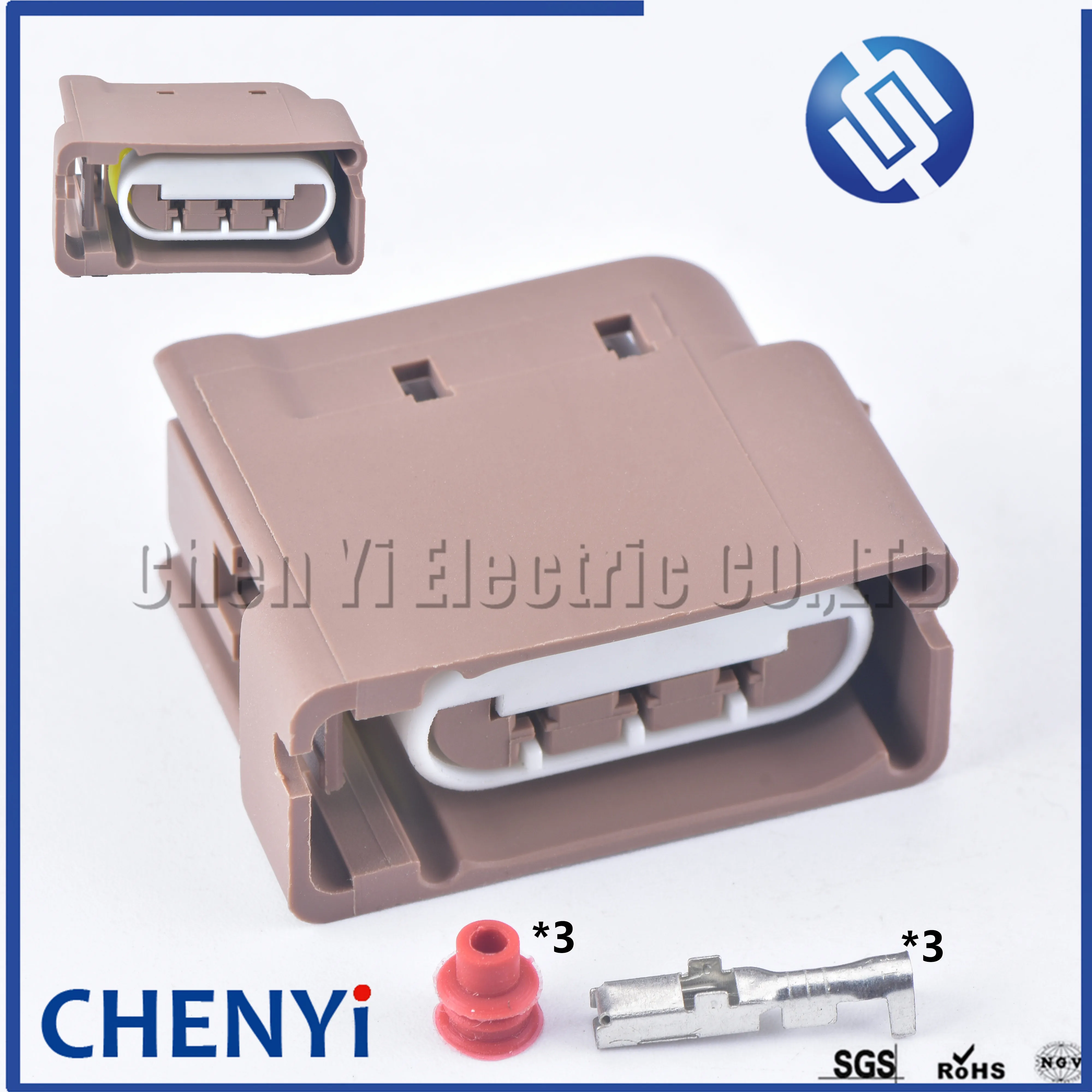 

1 set 3 Pin Automotive waterproof connector for Ford headlight turn signal small light taillight plug 3S4T-14A464-DA 92227810