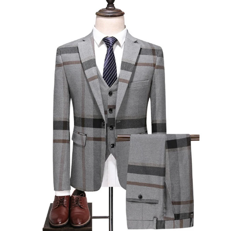 3 шт. 2019 мужские костюмы в британском стиле новый дизайн женское осенне-зимнее