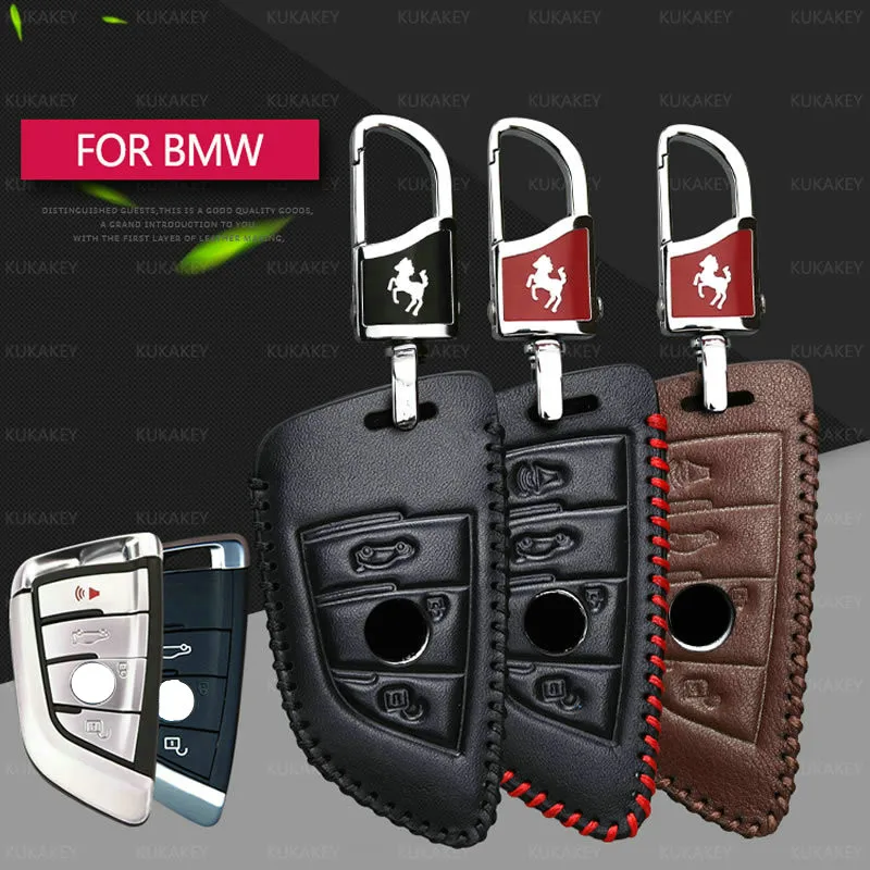 KUKAKEY чехол для ключей из натуральной кожи BMW X5 F15 X6 F16 X1 X3 1 2 5 7 серии G30 Авто Стайлинг