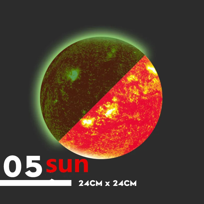 Новинка! Земля Юпитер солнце венена уран Сатурн Нептун флуоресцентные наклейки