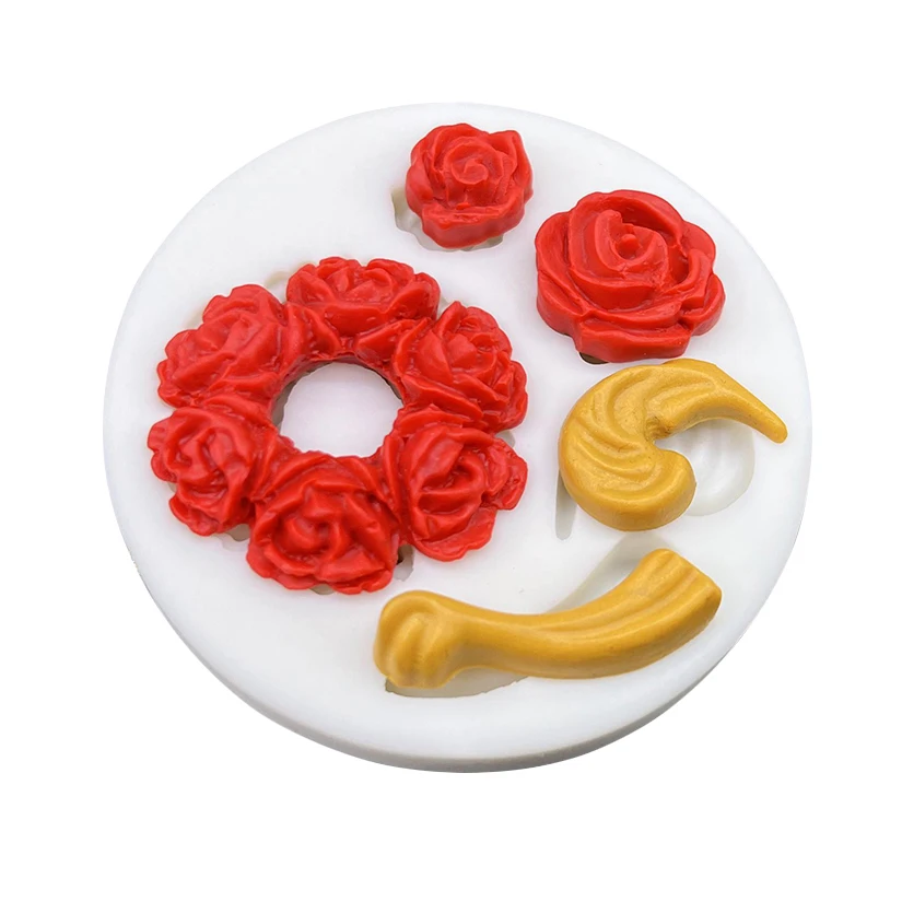 

Форма для торта HANDLIFE силиконовая роза