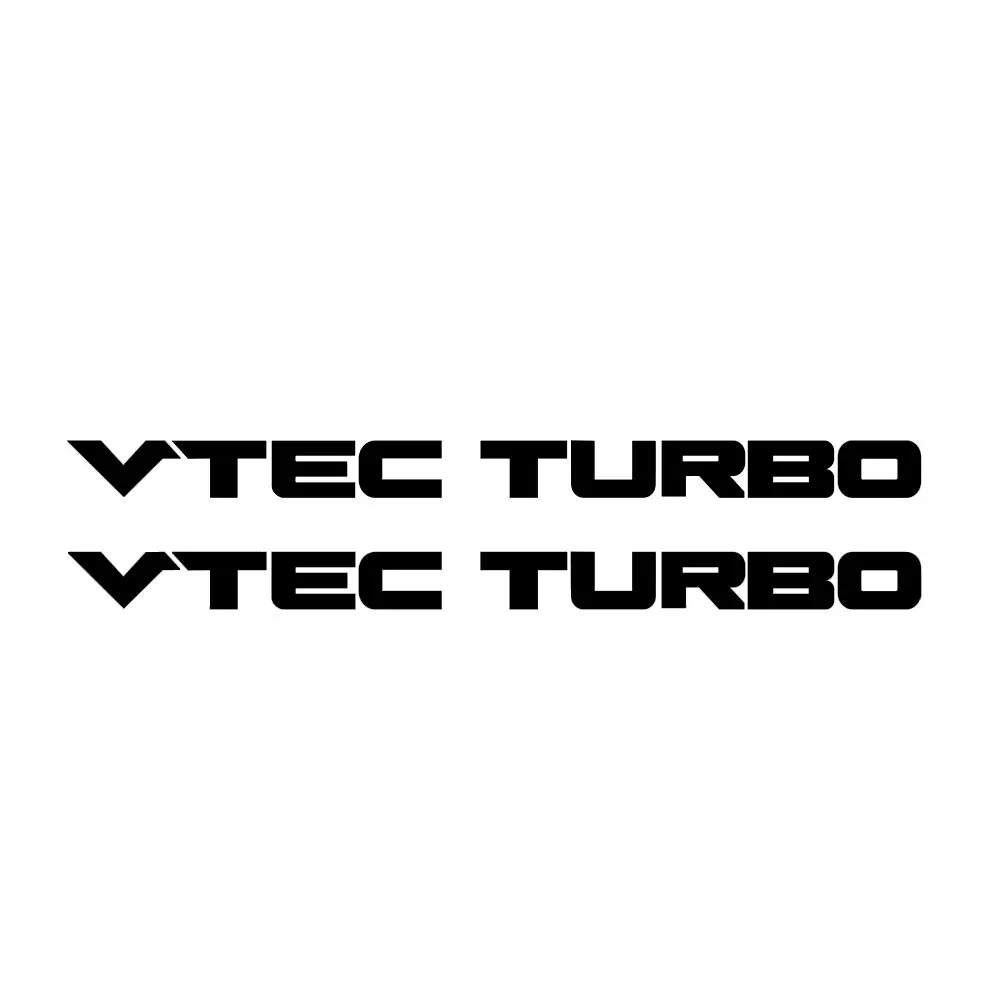 Vtec Turbo Honda Sohc Dohc mugen Civic TypeR JDM переводная наклейка на двери автомобиля стеклянная 100