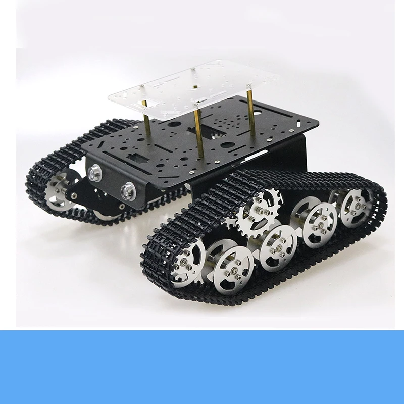 Металлический гусеничный радиоуправляемый робот T300 набор шасси с высоким