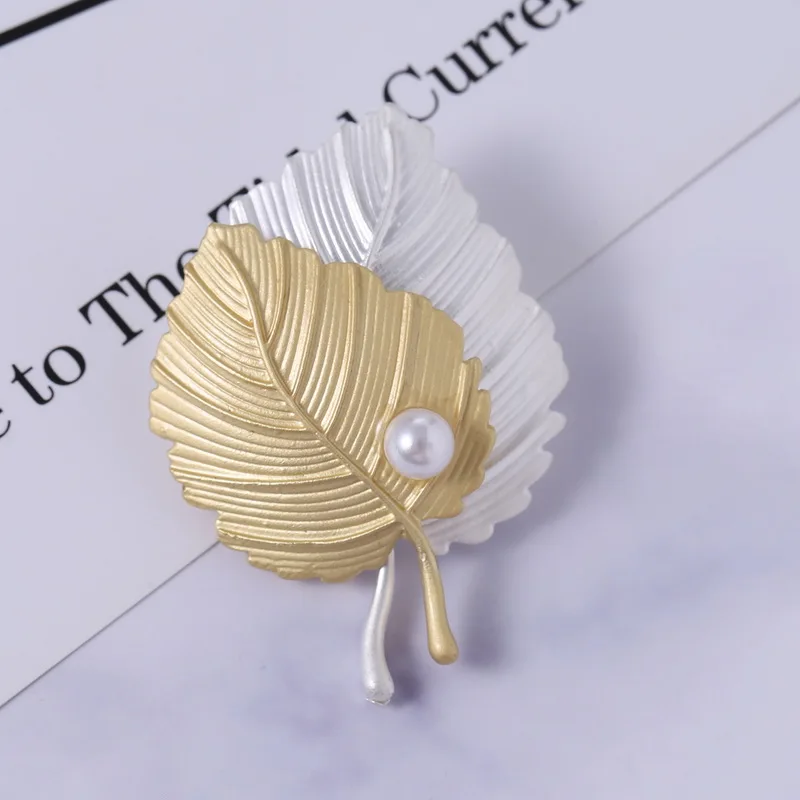 Новые модные аксессуары брошь темпераментные ювелирные изделия двойная