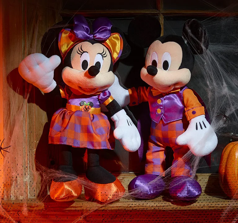 2021 Disney Хэллоуин Микки и Минни Маус плюшевая игрушка подарок