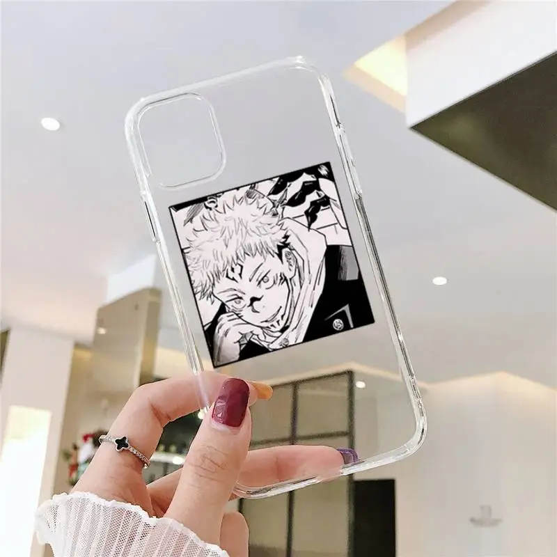 

Jujutsu Kaisen Satoru Gojo anime Phone Cases Transparent soft For iphone 5 5s 5c se 6 6s 7 8 11 12 plus mini x xs xr pro max