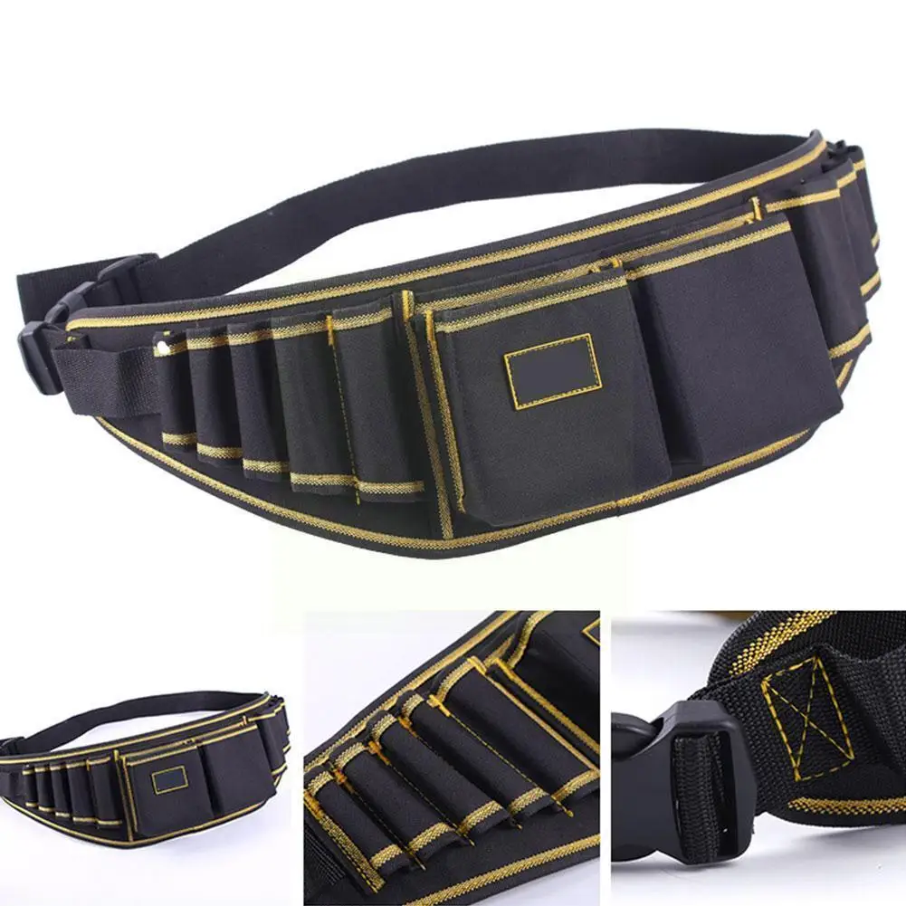 

Multi-function Waist Pack Repair Tool Storage Bag Oxford Cloth Storage Bag Waist Wrench Pocket Hardware Pliers Tool Holder T6z8