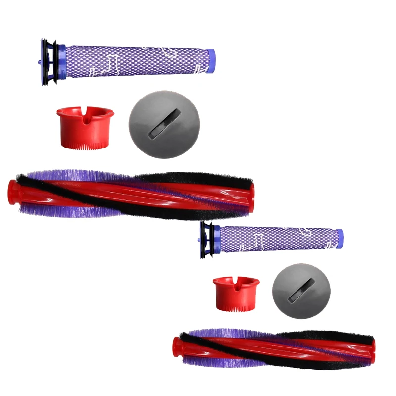 

TOP!-Vacuum Cleaner Replacement Roller Brush Pre-Filter End Cap Tool for Dyson V6 DC59 DC62 SV073 SV03 Vacuum Cleaner