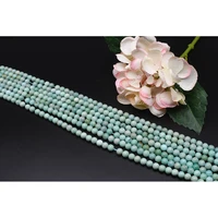 8mm aaaaa natural smooth amazonite round stone beads for diy necklace bracelet jewelry make 15 free delivery